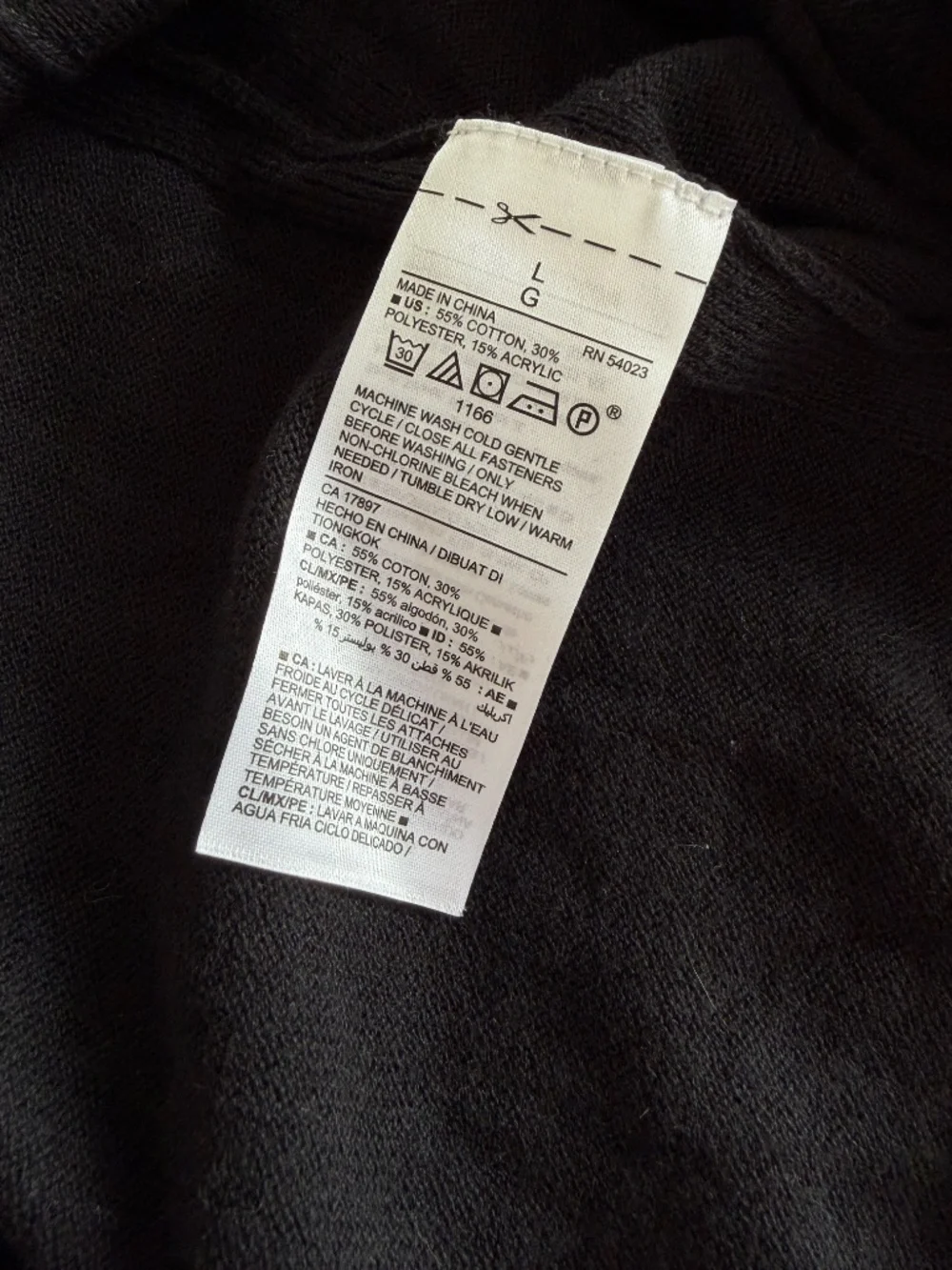 Old Navy V-Neck Cardigan Button Up Black Size Large Pockets